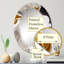 Abstract Oval Wall Mirror, Black White Marble Wave Mirror - Black And White Liquid Marble Waves III-2103183562