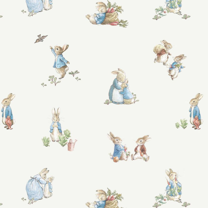 Drap pour lit de bébé Peter Rabbit
