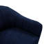 Chaise d'appoint Mid-Century moderne en chenille 1pc