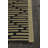 Chevella Authentic Flatwoven Handmade Mellow Green & Black Reversible Modern Zig Zag Wool & Cotton Area Rug-1834611255