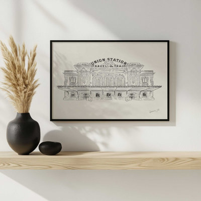«Denver Union Station» par Deny Designs, reproduction d'art