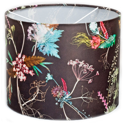 Bret 24cm H Fabric Drum Lamp Shade ( Screw On )