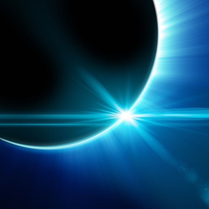 Solar Eclipse by Teekid - No Frame Print on Canvas, 20cm H x 30cm W