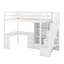 Lit mezzanine simple avec bureau et tiroirs-1006446836
