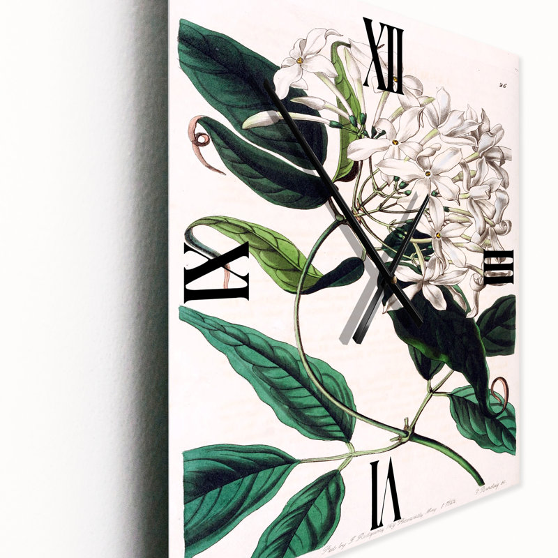 Vintage Plant Life XXIV - Horloge murale traditionnelle, Petit
