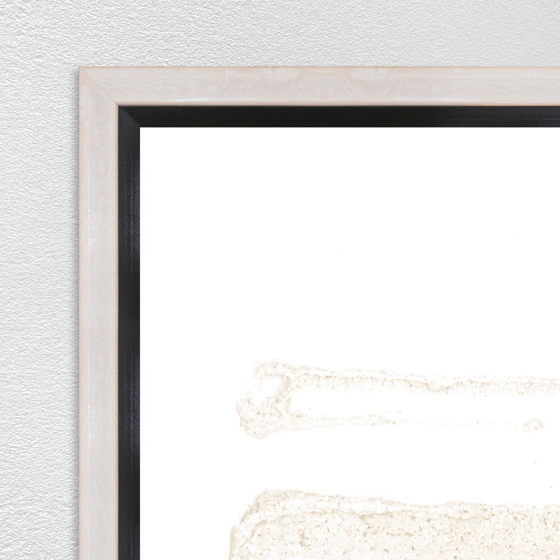 "White Shadow XIX" par Danielle Davis - cadre flottant, impression sur toile