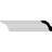 1 1/2"H x 1 1/2"P x 2 1/8"F x 94 1/2"L Edinburgh Crown Moulding