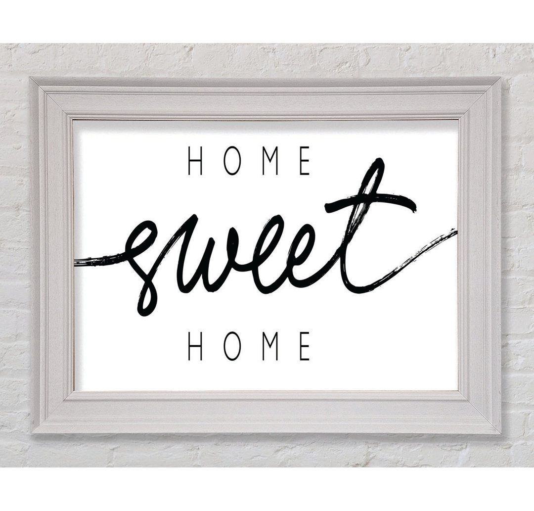 Home Sweet Home Quirky - Druck