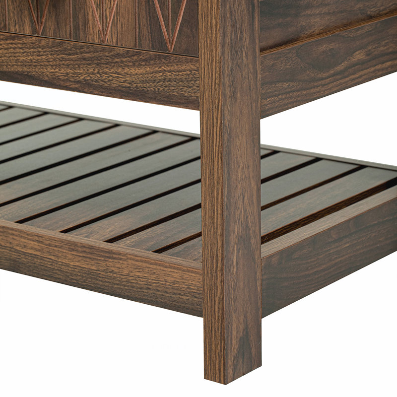 Versatile Hall Tree with Multiple Storage Options for Entryways, Brown