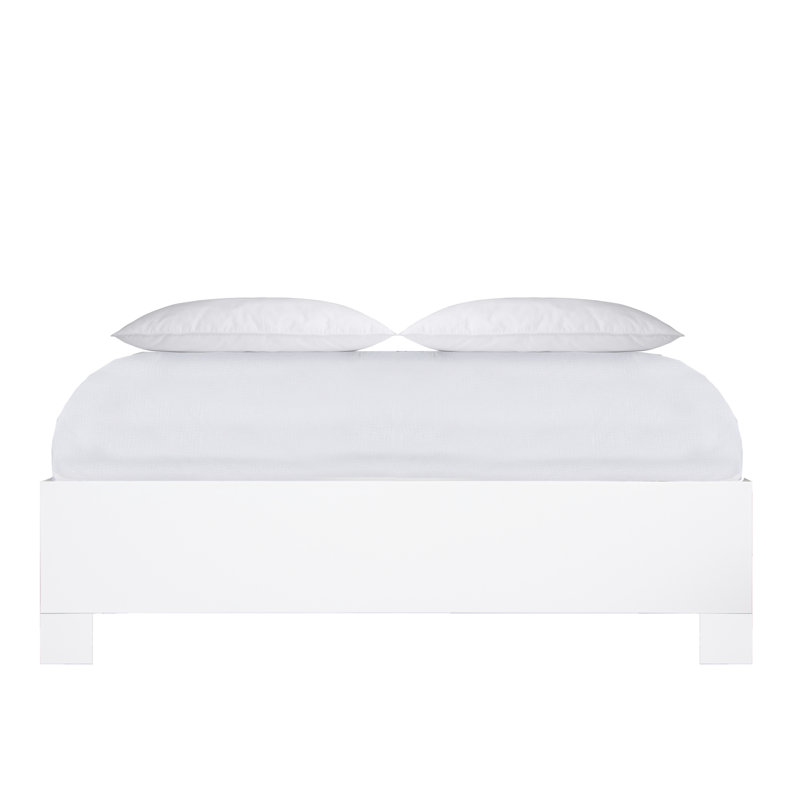 Mar Collection Bed, White, Full / Double