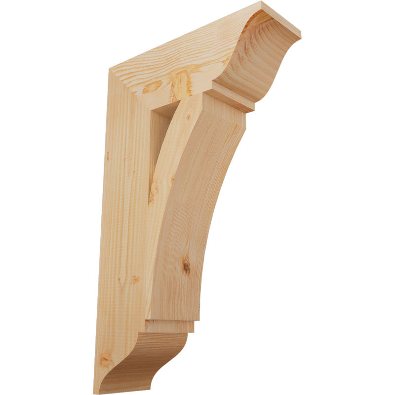 Thorton Traditional Bracket, 30"H x 5.5"W x 18"D, Douglas Fir (Smooth)