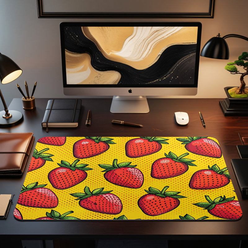 Polyester Desk Pad, 14.4x12.1