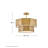 Facet Seven-Light Convertible Hexagonal Two-Tier Chandelier-94487038-94487039