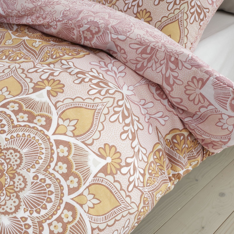 Menara Floral Duvet Cover Set with Pillowcases Included, Single Duvet Cover + 1 Standard Pillowcase