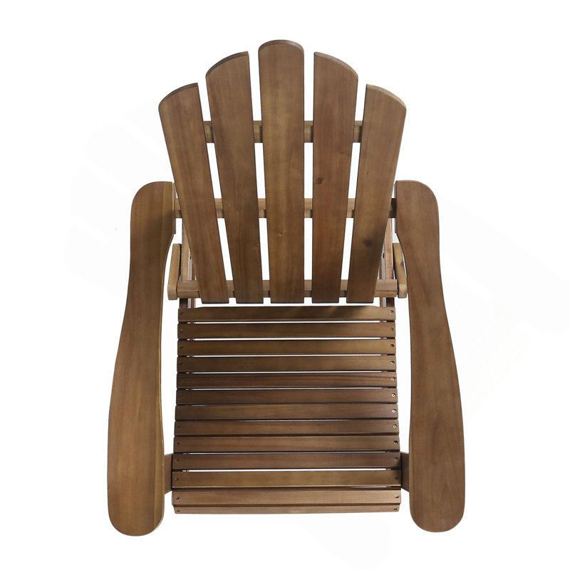 Hollywood Adirondack Rocking Chair, Dark Brown
