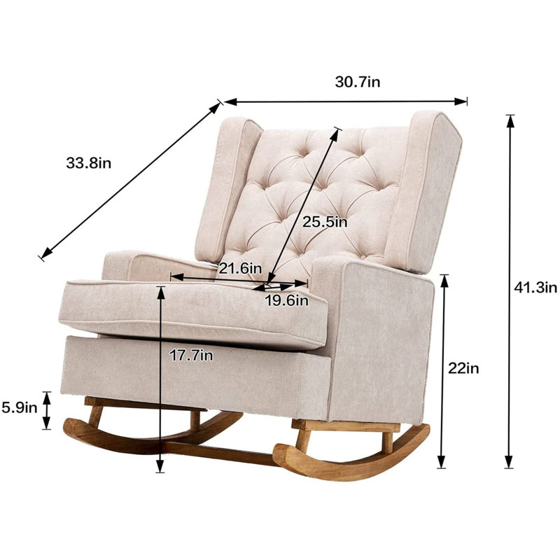 Chaise berçante Fjorentina