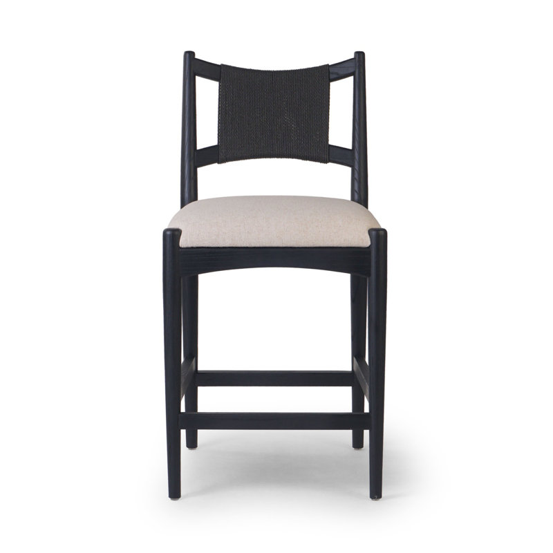 Tabouret Haddon - comptoir Rush noir, Noir