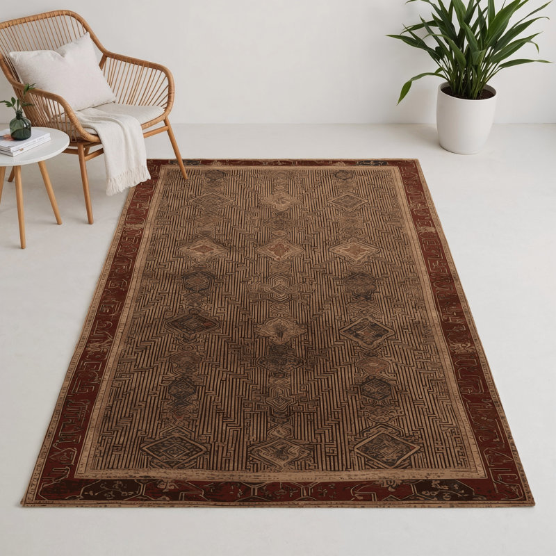Tapis intérieur et extérieur ArtDeco, Rectangle 9 pi x 12 pi