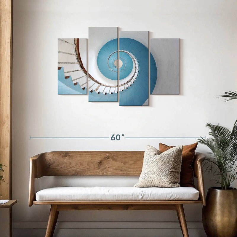 Lilie Blue Spiral Staircase