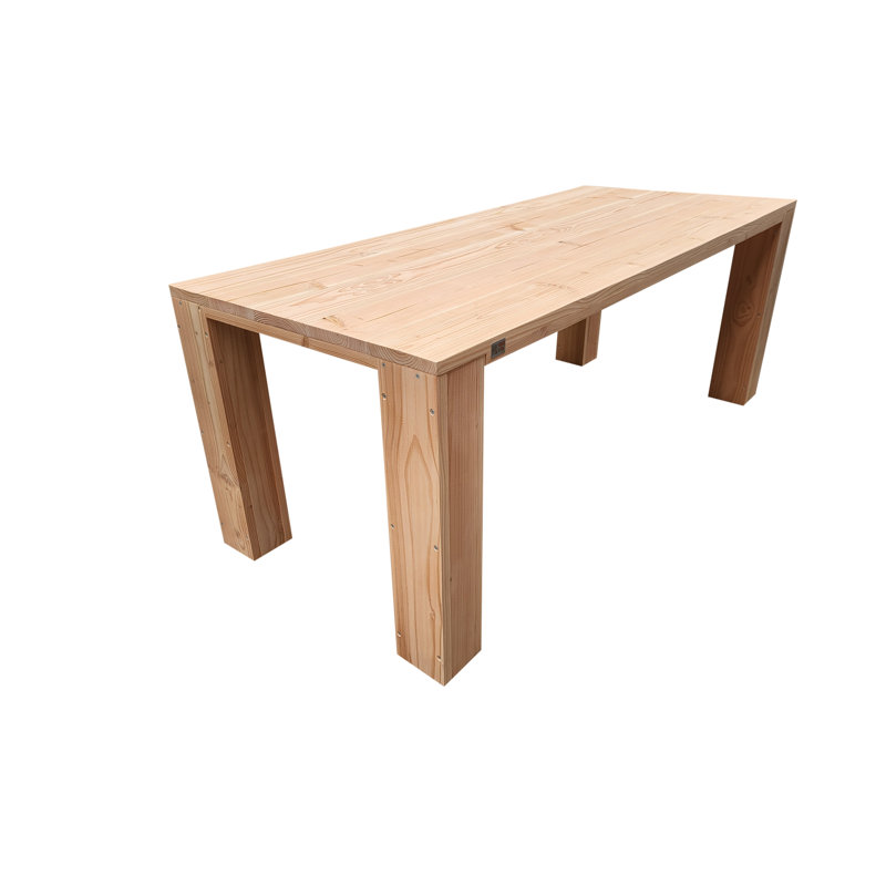 Naquin Solid Wood Dining Table, H78 x L200 x W80cm