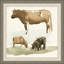 Painterly Cows 3 Print