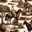 Papier peint Western Western