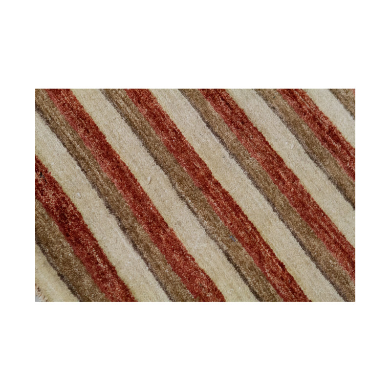 Wool Striped Area Rug