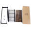 Étagère à chaussures à 5 niveaux, tablette de rangement en métal et en bois compacte, l 23,23 po x P 11,8 po x H 32,68 po, organisateur autoportant brun rustique pour vestibule, couloir et salle de bain