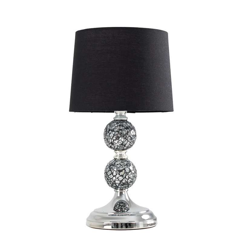 Korbin Metal Table Lamp, Black, LED Bulb