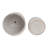 Set Of 2 Ceramic Planters With Textured Bubble Surface And Saucers - Modern Decorative Container Pots For Stylish Indoor Display And Versatile Plant Arrangements-878722646