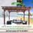 Solid Wood Pergola 12x12Ft-116853629
