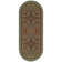 Ottohome Non-Slip Medallion Area Rug For Living Room, Hallway Runner, Entryway Rug, Seafoam Green