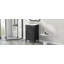 Meuble-lavabo de 20 po avec lavabo, armoire de salle de bain avec porte, tablette de porte et patins réglables, tiroir