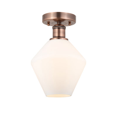 Amylea Glass Semi Flush Mount