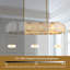Plafonnier rectangulaire moderne à DEL Dimmable