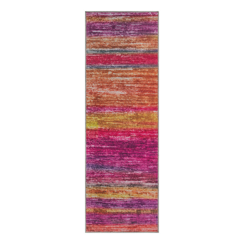 Kampton Chevron Indoor Rug, Runner 2' x 6'