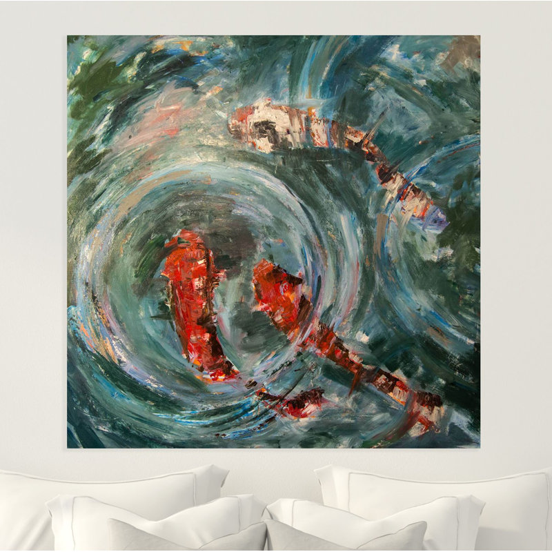 Abstract by John Beard, 30" H x 30" W x 1.5" D, Unframed