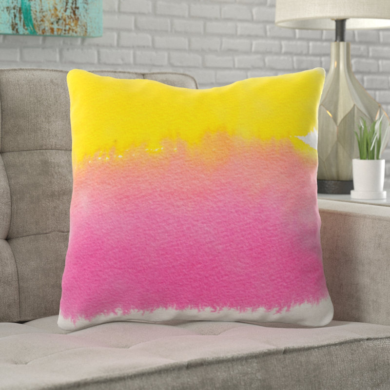 Coussin watercolour Broadmoor, Microsuède, Intérieur