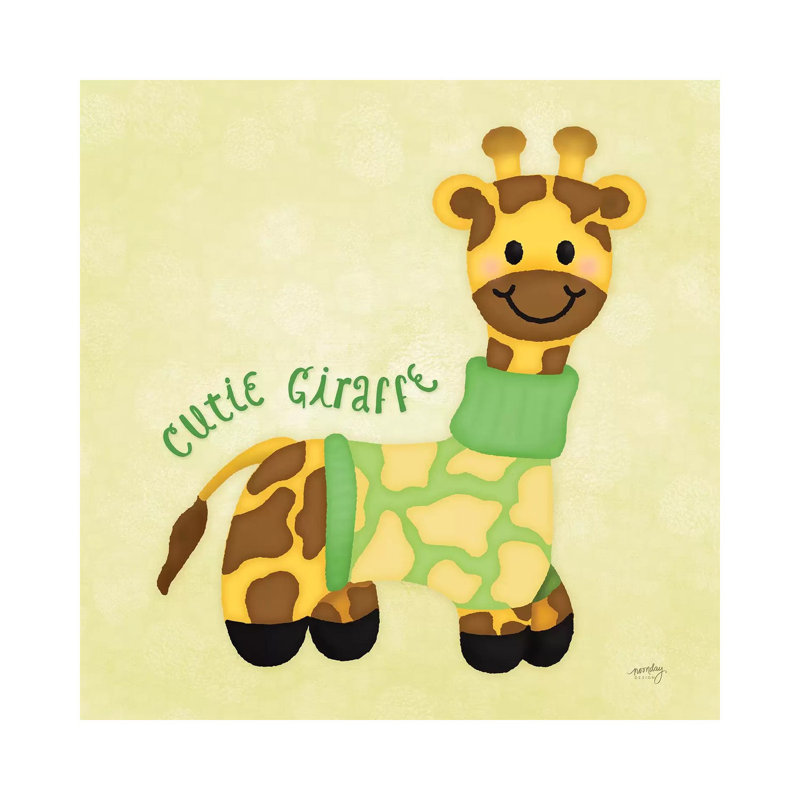 Baby Safari I 1 Piece Wrapped Canvas Wall Art, 93.98 cm H x 93.98 cm W x 1.91 cm D