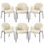 Anston 46cm H Linen Upholstered Metal Armchair-1130111637-1111580770