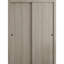 Portes coulissantes pour garde-robe coulissantes - ESSENTIAL 8001 - Ensemble de quincaillerie Rails - Portes de garde-robe de chambre en bois massif-111727023-111727035