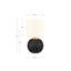 Ezekiel Ceramic Table Lamp-102693647