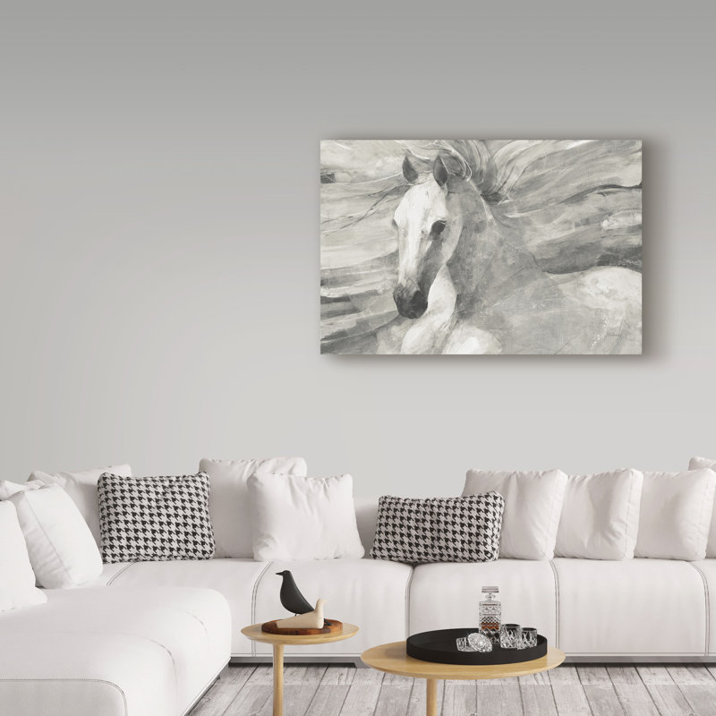 « poseidon neutral », reproduction de peinture à l’acrylique sur toile tendue, H 30 po x l 47 po