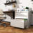Office Storage Cabinet, File Cabinet With Lock, Metal Lateral Filing Cabinet With 2 Drawers For Home Office, Lateral Filing Cabinet For Storage-2099223807