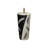 Modern Minimalist Ceramic Pedestal Sink with Carved Feather Pattern