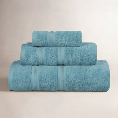 3-Piece Cotton Bath Towel Set