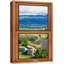 «Window View European Mountain Range Valley Country Nature Decor Decor Rustic Landscape» sur-98448842