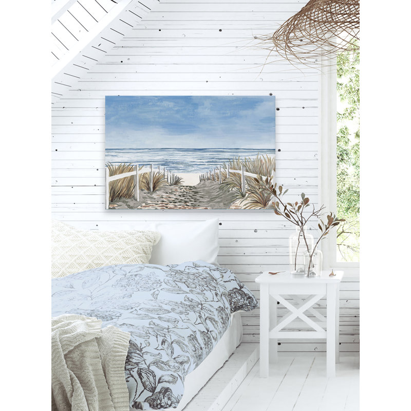 «Sand Dunes Path» par Marmont Hill - impression sur toile tendue, H 16 po x l 24 po x 1,5 po