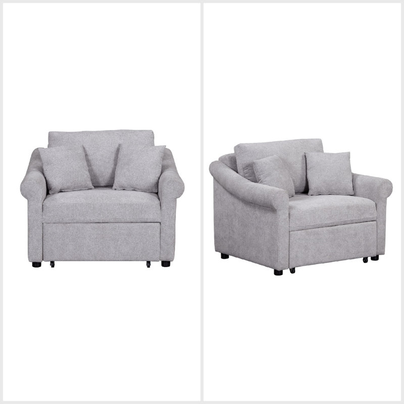 40.2" Wide Manual Recliner, Gray