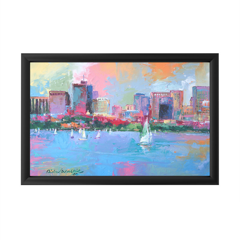 Boston 3 par Richard Wallich-reproduction d’art sur toile encadrée
